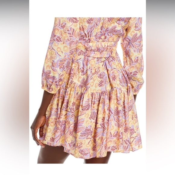 A.L.C. Isla V Neck Tiered Dress - Picture 5 of 12